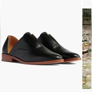 NEW IN BOX NISOLO Emma d’Orsay Oxford Loafer - BLACK - Size 7.5